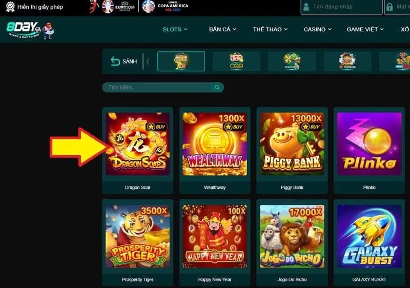 Chơi game nổ hũ Dragon Soar 8Day an toàn, nhận thưởng hấp dẫn Chơi game nổ hũ Dragon Soar 8Day an toàn, nhận thưởng hấp dẫn