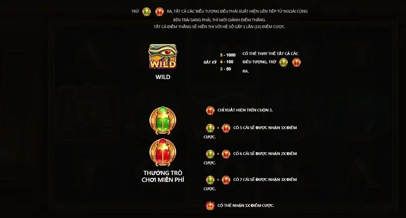 Mẹo tính tổ hợp thưởng Egypt Treasure chuẩn ít người biết Mẹo tính tổ hợp thưởng Egypt Treasure chuẩn ít người biết