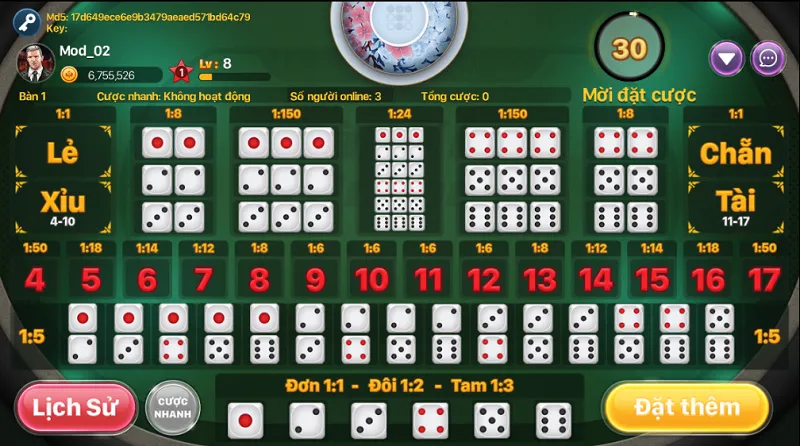 Kinh nghiệm cần có khi chơi Sic bo 8Day Kinh nghiệm cần có khi chơi Sic bo 8Day
