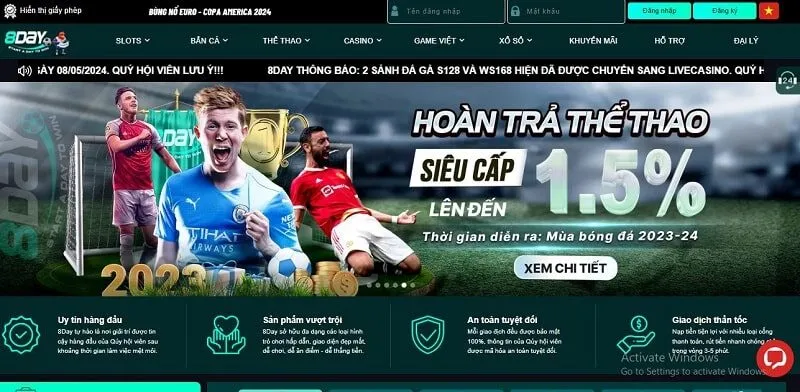 Tạo tài khoản thành viên 8Day hợp lệ Tạo tài khoản thành viên 8Day hợp lệ